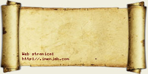 Danijel Kos vizit kartica